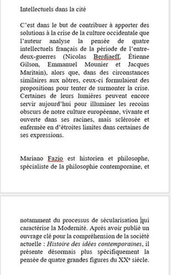 Intellectuels dans la cité