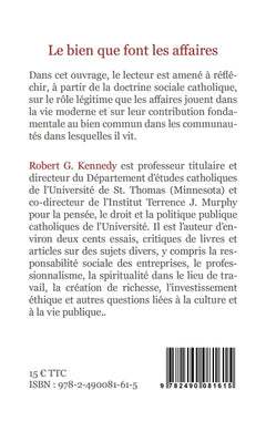 Le bien que font les affaires