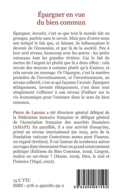 Épargner en vue du bien commun