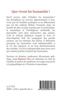 Que vivent les humanités !