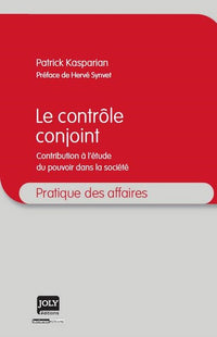 Le contrôle conjoint