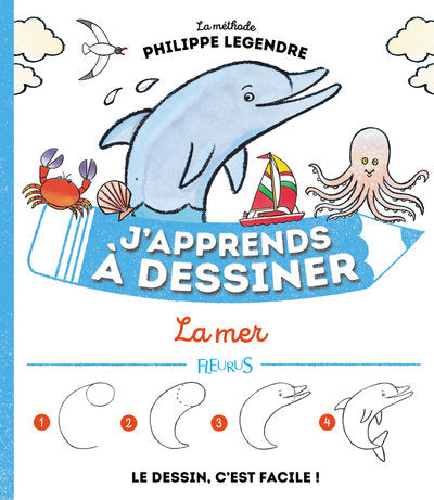 J'apprends à dessiner la mer