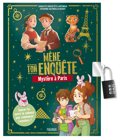 Mène ton enquête : Mystère à Paris (avec cadenas)