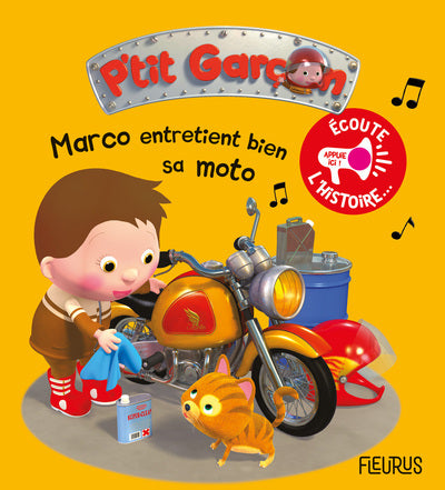 Marco entretient bien sa moto