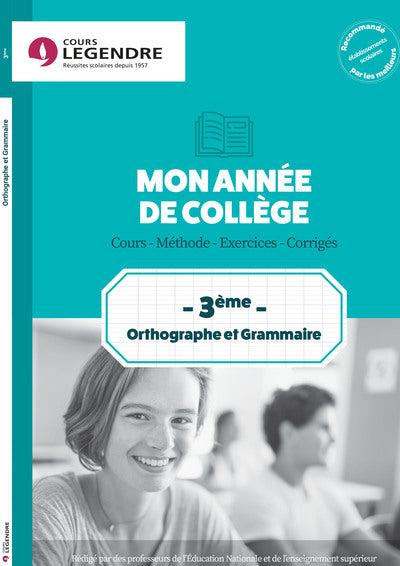 Mon année Orthographe & Grammaire Troisième
