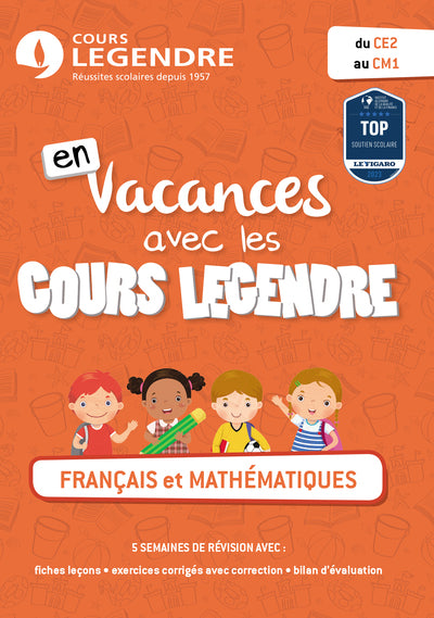 Français et mathématiques du CE2 au CM1 Cahier de vacances du CE2 au CM1