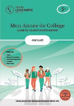Mon année de collège - Cahier de cours et d'entraînement - Anglais - 5ème