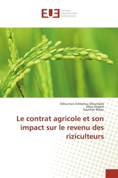 Le contrat agricole et son impact sur le revenu des riziculteurs