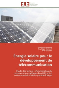 Énergie solaire pour le développement de télécommunication