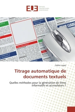 Titrage automatique de documents textuels