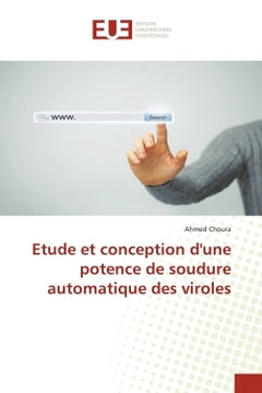 Etude et conception d'une potence de soudure automatique des viroles