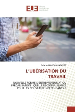 L'UBÉRISATION DU TRAVAIL