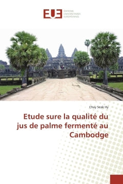 Etude sur la qualité du jus de palme fermenté au Cambodge