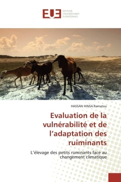Evaluation de la vulnerabilite et de l'adaptation des ruiminants
