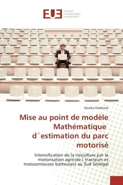 Mise au point de modèle mathématique d'estimation du parc motorisé