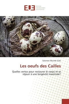 Les oeufs des cailles