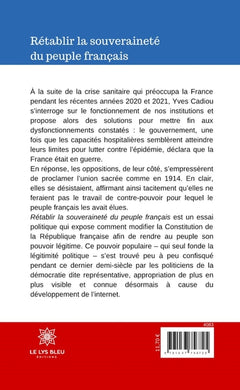 Rétablir la souveraineté du peuple français