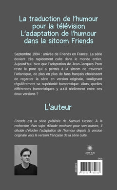 La traduction de l'humour pour la télévision L'adaptation de l'humour dans la sitcom Friends