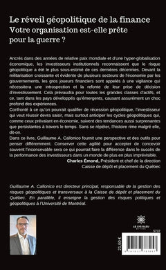 Le réveil géopolitique de la finance