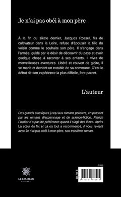 Je n'ai pas obéi à mon père