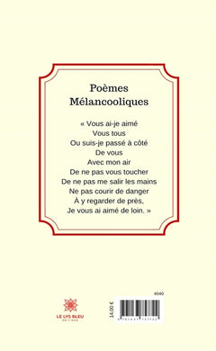 Poèmes Mélancooliques