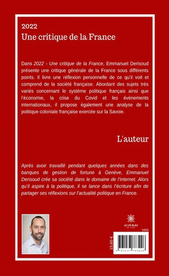 2022 Une critique de la France