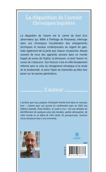 La disparition de l’avenir