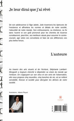 Je leur dirai que j'ai rêvé