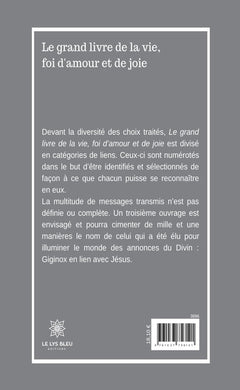Le grand livre de la vie, foi d'amour et de joie