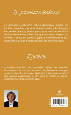 Le fictionnaire éphémère