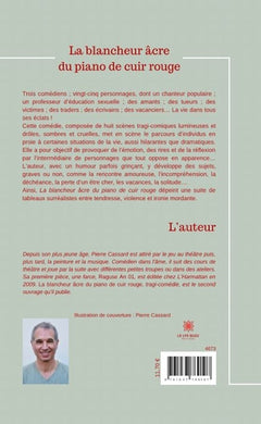 La blancheur âcre du piano de cuir rouge