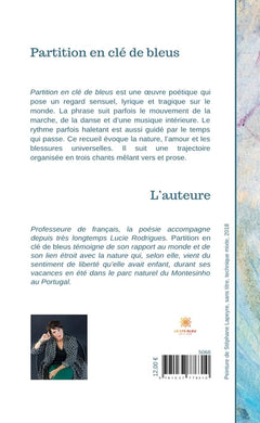 Partition en clé de bleus