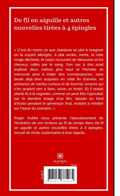 De fil en aiguille et autres nouvelles tirées à 4 épingles