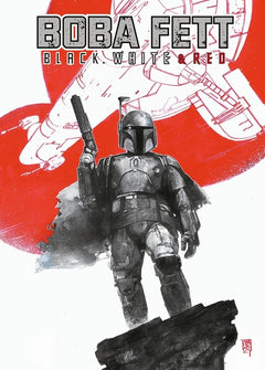 Star Wars : Boba Fett Black White & Red