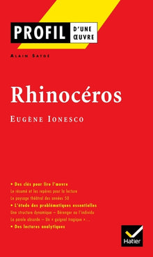 Profil d'une oeuvre : Rhinocéros