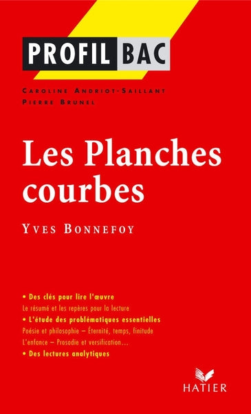 Profil - Bonnefoy (Yves) : Les Planches courbes