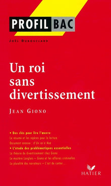 Un roi sans divertissement