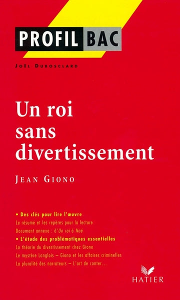Un roi sans divertissement