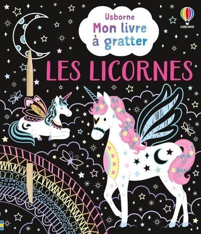 Les licornes - Mon livre à gratter - Dès 6 ans