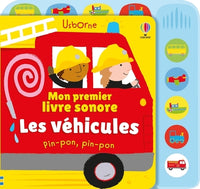 Les véhicules - Mon premier livre sonore - dès 6 mois