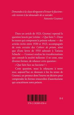 Que faire face au fascisme ?