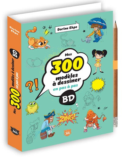 Mes 300 modèles à dessiner en pas à pas - BD