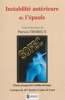 Instabilité antérieure de l'épaule