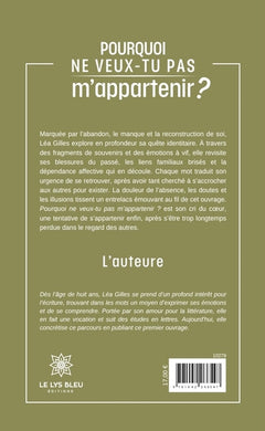 Pourquoi ne veux-tu pas m'appartenir ?