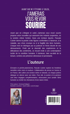 Avant que ne s'éteigne le soleil, j'aimerais vous revoir sourire