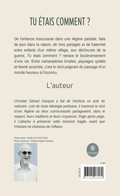 Tu étais comment ?