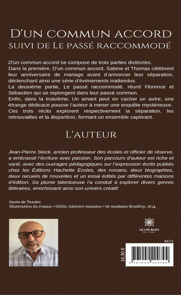 D'un commun accord suivi de Le passé raccommodé