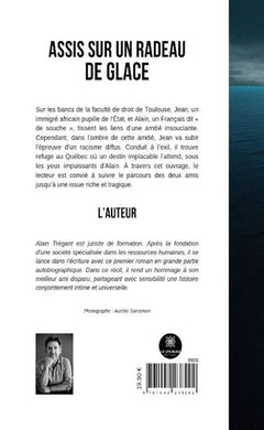 Assis sur un radeau de glace