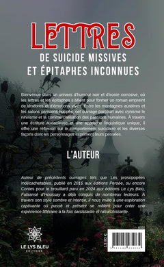 Lettres de suicide missives et épitaphes inconnues