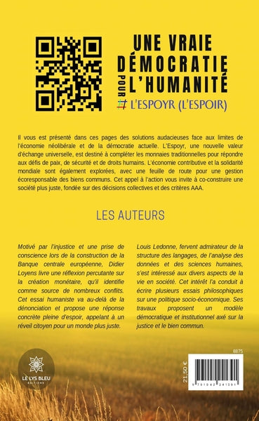 Une vraie démocratie pour l'humanité